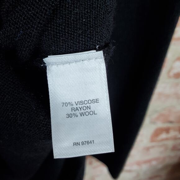 J.Jill Black Sweater Dress/Tunic Sz M - Picture 12 of 12